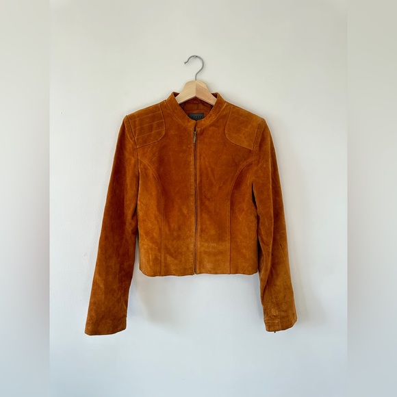 John Paul Richard Uniform Leather Suede Jacket - Picture 12 of 14